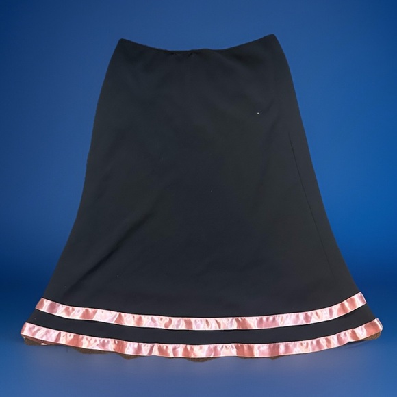 Sissy princess Charlotte Rose Large Black and pink skirt stretchy waist - Picture 7 of 7